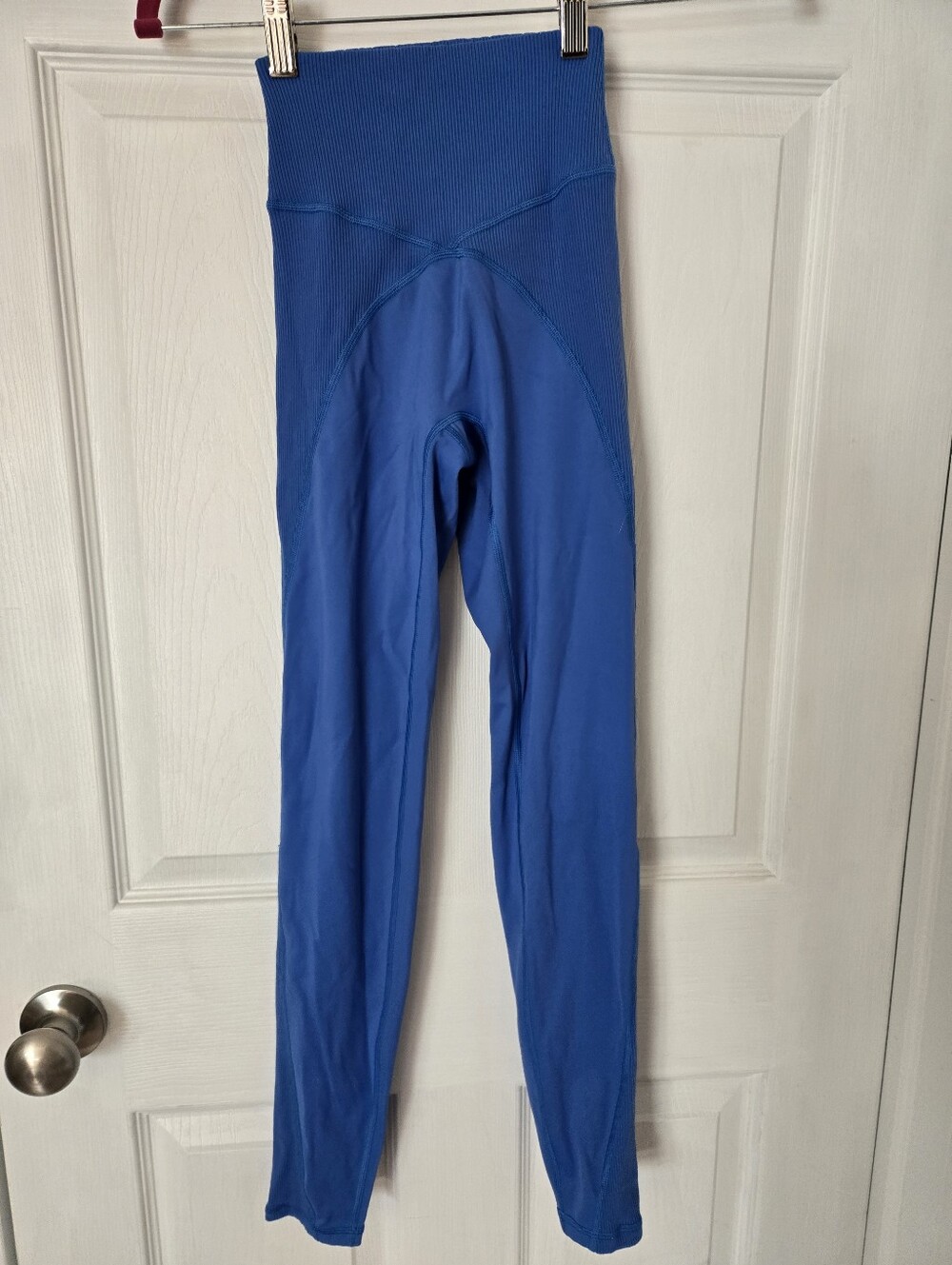 Offline by Aerie High Waisted 7/8 Ribbed Legging Blue XS